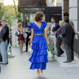 AJE (blue) Rhythmic frilly skirt top set