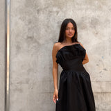 ELLIATT (black) Laurel strapless maxi