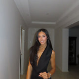 TOJHA (black) odora halter maxi