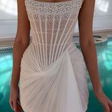 ROSIE ETIENNE (white) Aurora corset mini