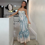 ZIMMERMAN (blue/turquoise) Illuminate midi