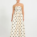 PASDUCHAS (white) Dottie Strapless Midi