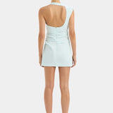 SIR THE LABEL (baby blue) Azul gathered mini