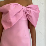 RACHEL GILBERT (baby pink) Kacey bow mini