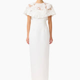 ELLIATT (white) Lorina cape midi