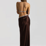 NATALIE ROLT (brown/blue) Evangeline Gown