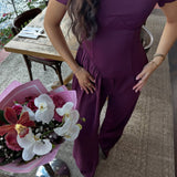 ELIYA THE LABEL (wine red) Caitlin top / Libra pants