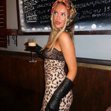 Mali Marea (leopard brown / black) Chui sequin maxi