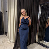 TOJHA (navy blue) Zimran strapless maxi