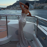 ALBINA DYLA (silver) Ella Crystal Gown