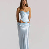 NATALIE ROLT (blue) Elina bustier / Evelyn skirt