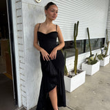 HOUSE OF CB (black) Gabbi ruffled maxi