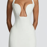 BABYBOO (white) Charlotte halter maxi