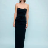 SIR THE LABEL (black) Alba strapless gown