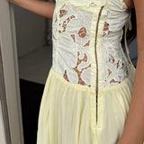 HANSEN AND GRETEL (butter yellow) Stephanie maxi