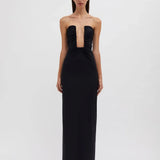 CHRISTOPHER ESBER (black) Plunge column maxi