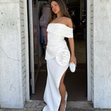 ELLIATT (white) Bethany off shoulder maxi