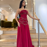 ORELTH (ruby red) Azura Gown