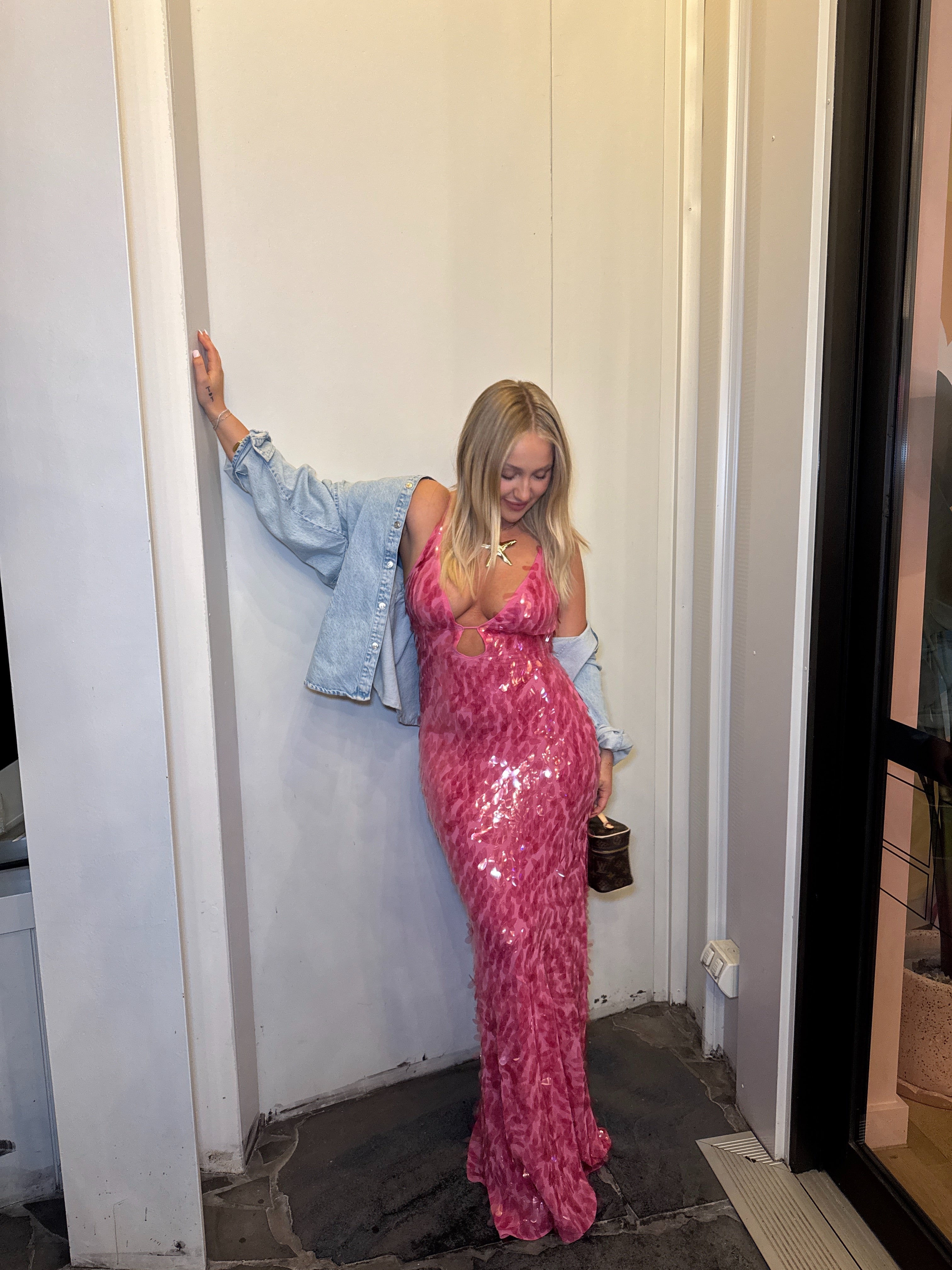 misha sapphire sequin dress pink The Misha Sapphire dress you already love, now in the colour you cant say no to Worn on the most divine @gwencampbelll, @studiosocial.au