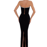 ALBINA DYLA (black/diamonte) Poison Ivy gown