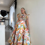 ACLER (multi colour) Warburton skirt/top set