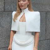 EFFIE KATS (ivory/white) Ashtyn Cape