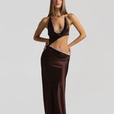 NATALIE ROLT (brown/blue) Evangeline Gown