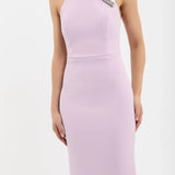 REBECCA VALLANCE (pink) Yolanda halter gown