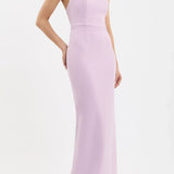 REBECCA VALLANCE (pink) Yolanda halter gown