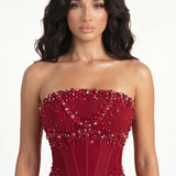 ORELTH (ruby red) Azura Gown