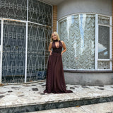 ARCINA ORI (brown) Ramona gown