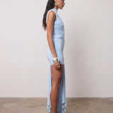DELAVALI (blue) Ravenna jersey mini with tail