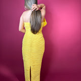 RACHEL GILBERT (yellow) Jensen midi