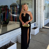 ELLE ZEITOUNE (black) Dalina strapless maxi