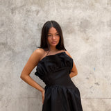 ELLIATT (black) Laurel strapless maxi
