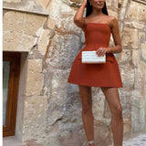 ODD MUSE (rust/red) The Ultimate Muse strapless mini