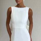 BABYBOO (white) Lana bow midi