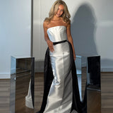 EFFIE KATS (ivory/white/black) Arina Strapless Gown