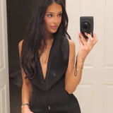 TOJHA (black) odora halter maxi