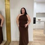 ANCE GRIA (brown) Gaia gown