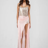 ATOIR (pink/silver sequin) Clara maxi