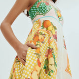 ALEMAIS (yellow/green/white) Lemonis singlet maxi