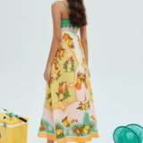 ALEMAIS (yellow/green/white) Lemonis singlet maxi