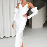 ELIYA THE LABEL (white) Annalise midi