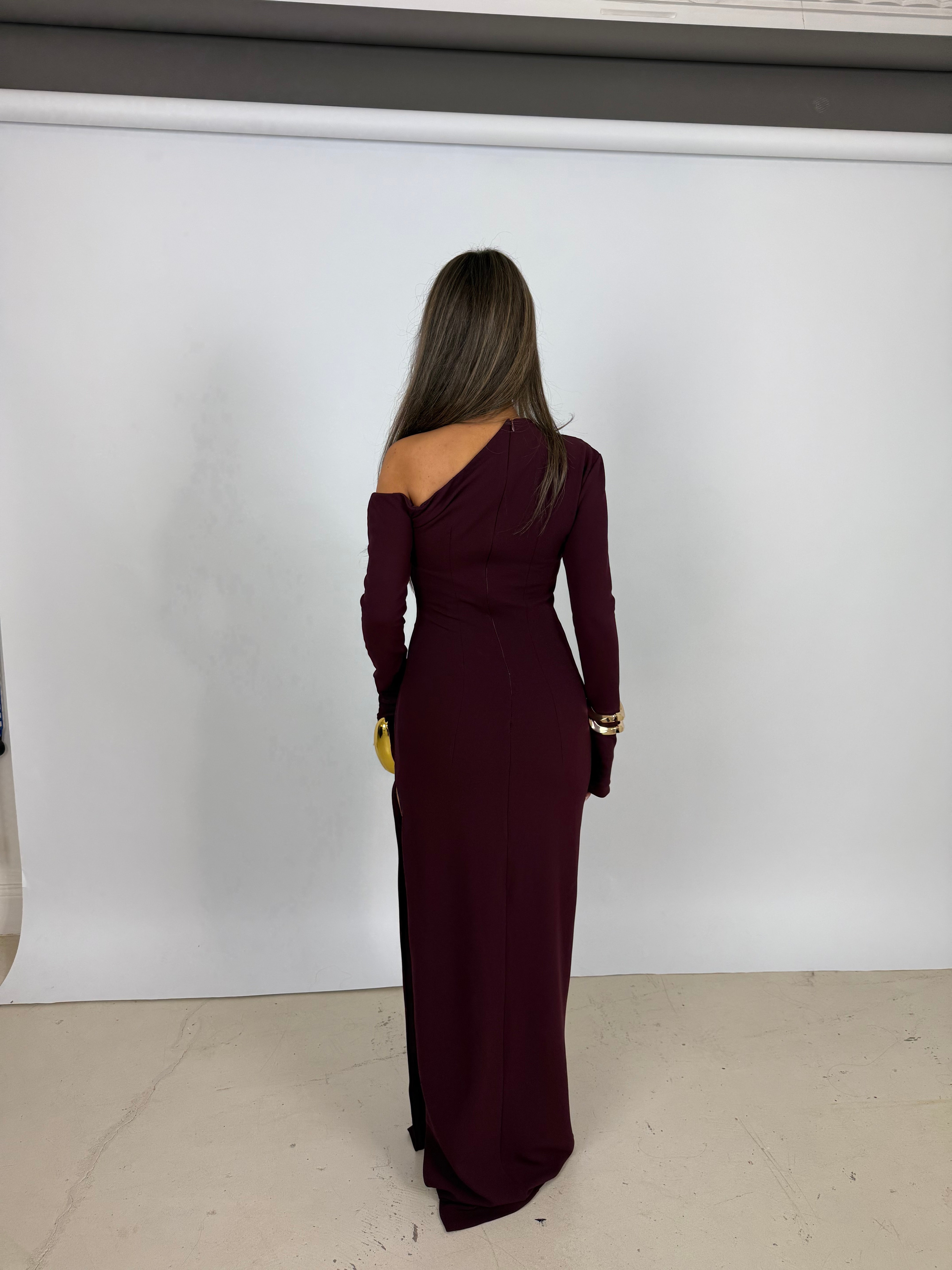 effie kats long sleeve dress Effie Kats Ishani Gown In Black, Size M