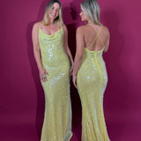 MISHA (yellow) Ina sequin maxi