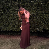 ANCE GRIA (brown) Gaia gown