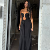 MISHA (black) Florence Jersey maxi