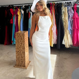 BEC AND BRIDGE (white) Arlene Backless Midi