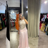 SONYA MODA (pink/lace) Dalia gown